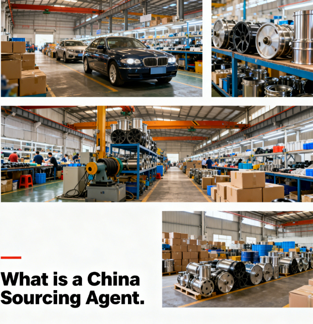 An overhead shot of a chinese sourcing agent performing a detailed quality control inspection of products on a factory floor.